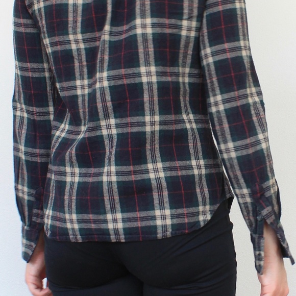 Green Plaid Flannel - Picture 4 of 4